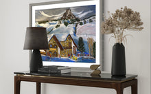 Load image into Gallery viewer, Chateau Branlant Soft Pastels Painting with Monte Bianco