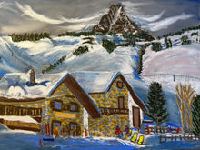 Load image into Gallery viewer, Chateau Branlant Soft Pastels Painting with Monte Bianco