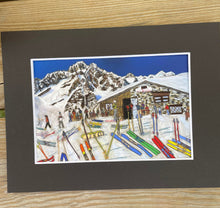 Load image into Gallery viewer, 6"x4" Print of Chez Croux in Courmayeur with Black Mount