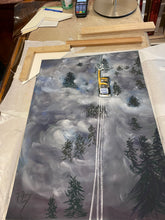 Load image into Gallery viewer, Funicular with Inversion Soft Pastels Painting