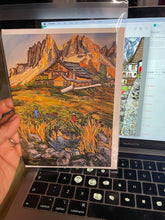 Load image into Gallery viewer, Geisleralm Greeting Card 5"x7"