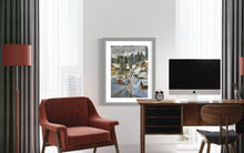 Load image into Gallery viewer, The End of the Ski Day in Gstaad Soft Pastels Painting