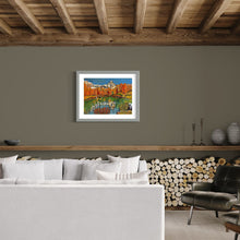 Load image into Gallery viewer, Lago Blu & Cervino Pastels Painting