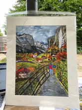 Load image into Gallery viewer, Limited Edition of Giclée Print of Lauterbrunnen in a variety of sizes