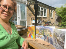 Load image into Gallery viewer, Greeting Card - Shovelling Snow in Mt Crested Butte