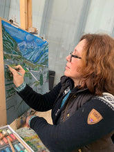 Load image into Gallery viewer, Walking the Wine Trails with Grivola Soft Pastels Painting