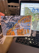 Load image into Gallery viewer, Shrinking Mer de Glace Glacier Greeting Card 5"x7"