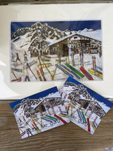 Load image into Gallery viewer, 6"x4" print of Chez Croux in Courmayeur with White Mount
