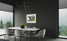 Load image into Gallery viewer, Skiing in La Thuile Soft Pastels Painting