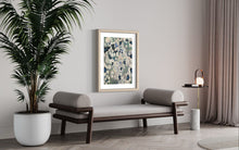 Load image into Gallery viewer, Snowy Pine Trees Seen from Above Painting