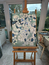 Load image into Gallery viewer, Snowy Pine Trees Seen from Above Painting