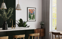 Load image into Gallery viewer, Sunset on Val Ferret Pastel Painting