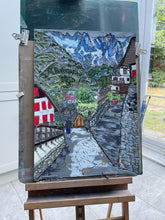 Load image into Gallery viewer, Verrand in Courmayeur Mont Blanc Soft Pastels Painting.