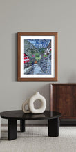Load image into Gallery viewer, Verrand in Courmayeur Mont Blanc Soft Pastels Painting.
