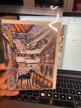 Load image into Gallery viewer, View from my Balcony 2 Greeting Card 5"x7"