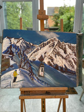 Load image into Gallery viewer, Youla with Monte Bianco Soft Pastels Painting