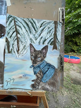 Load image into Gallery viewer, Yuli the Bengal Cat Painting