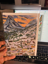 Load image into Gallery viewer, Zermatt at Dusk Greeting Card 5"x7"