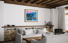 Load image into Gallery viewer, Zermatt at Dusk #2 Soft Pastels Painting