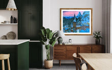 Load image into Gallery viewer, Zermatt at Dusk #2 Soft Pastels Painting