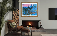 Load image into Gallery viewer, Zermatt at Dusk #2 Soft Pastels Painting