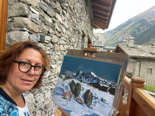 Load image into Gallery viewer, Alpe di Siusi Soft Pastels Painting