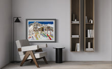 Load image into Gallery viewer, The Chez Croux in Courmayeur with Monte Bianco Painting