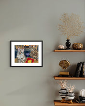 Load image into Gallery viewer, Izzy and Isla by the Fireplace Soft Pastels Painting