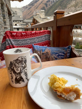 Load image into Gallery viewer, Fine bone china mug/deer mug/ Monte Bianco / alpine décor/ homeware/home-warming gift/Christmas gift/gifts for her/ gifts for him/Mont Blanc Active