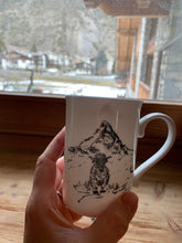 Load image into Gallery viewer, Fine bone china mug/ black-head-sheep cup/ alpine/ Matterhorn/alpine mug/housewarming gift/ father's day gift/ gifts for her/gifts for him Active