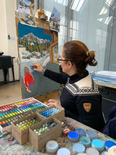 Load image into Gallery viewer, Le Vieux Grenier Soft Pastels Painting