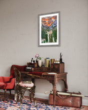 Load image into Gallery viewer, Sunset on Val Ferret Pastel Painting