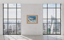 Load image into Gallery viewer, Skiing in Courmayeur Soft Pastels Painting (Aretu Wall)