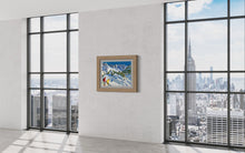 Load image into Gallery viewer, Skiing in Courmayeur Soft Pastels Painting (Aretu Wall)