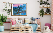 Load image into Gallery viewer, Zermatt at Dusk #2 Soft Pastels Painting