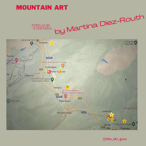 A New Mountain Art Trail in Courmayeur and Morgex