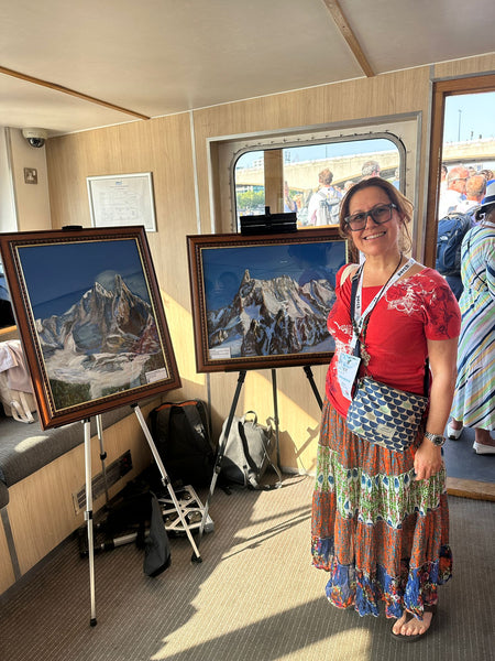 I've exhibited two paintings at Listex Luxury on the Thames River