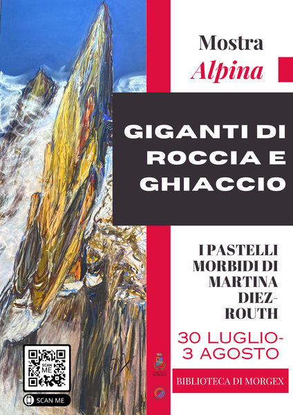 Getting Ready for my Solo Exhibition - "Giganti di Roccia e Ghiaccio", in Morgex, Aosta Valley -30 July - 3 August, 2024