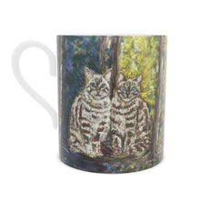 Load image into Gallery viewer, Ari and Nisha in the Outdoors Bone China large mug
