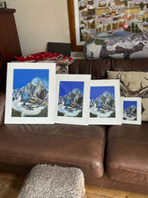 Load image into Gallery viewer, Limited Edition Giclée Prints of Aiguille des Drus &amp; Aiguille Verte
