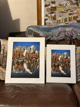 Load image into Gallery viewer, Limited Edition Giclée Prints of Lago d&#39;Arpy in Autumn in Different Sizes
