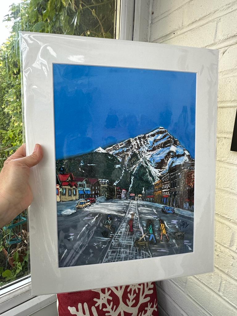Limited Edition of Glicée Prints of Banff and Cascade Mountain in different sizes