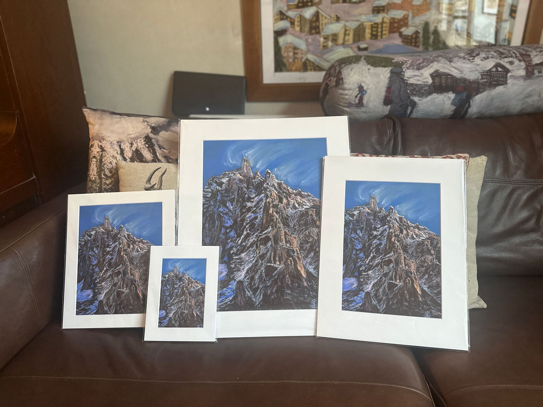Limited Edition Giclée Prints of Cresta di Jetoula in Different Sizes