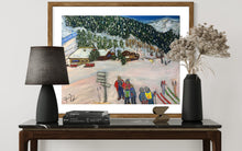 Load image into Gallery viewer, Getting Ready to go skiing in Pila

