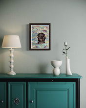 Load image into Gallery viewer, Ozzy in the Dora Baltea Pastel Painting
