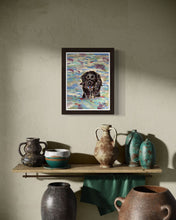 Load image into Gallery viewer, Ozzy in the Dora Baltea Pastel Painting
