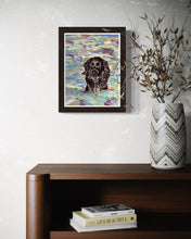 Load image into Gallery viewer, Ozzy in the Dora Baltea Pastel Painting
