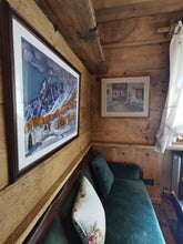 Load image into Gallery viewer, Cross-Country Skiing in Val Ferret Painting
