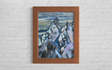 Load image into Gallery viewer, Aiguille Noire de Peuterey Soft Pastels Painting
