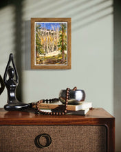 Load image into Gallery viewer, Aspens from the Timberline Condominium Plein Air Soft Pastels Painting
